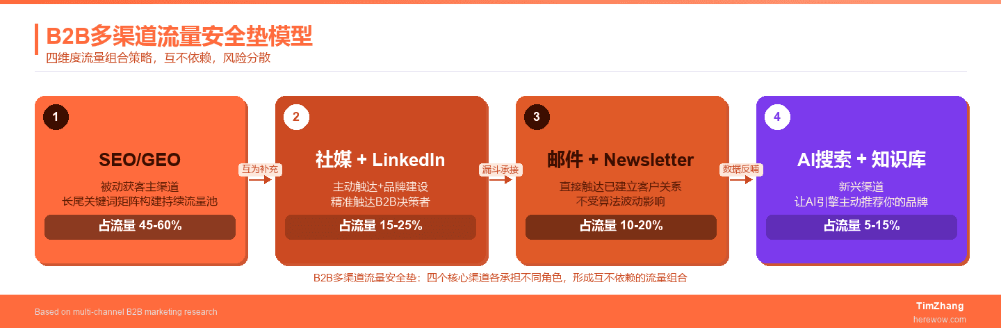 多渠道流量安全垫构建框架图