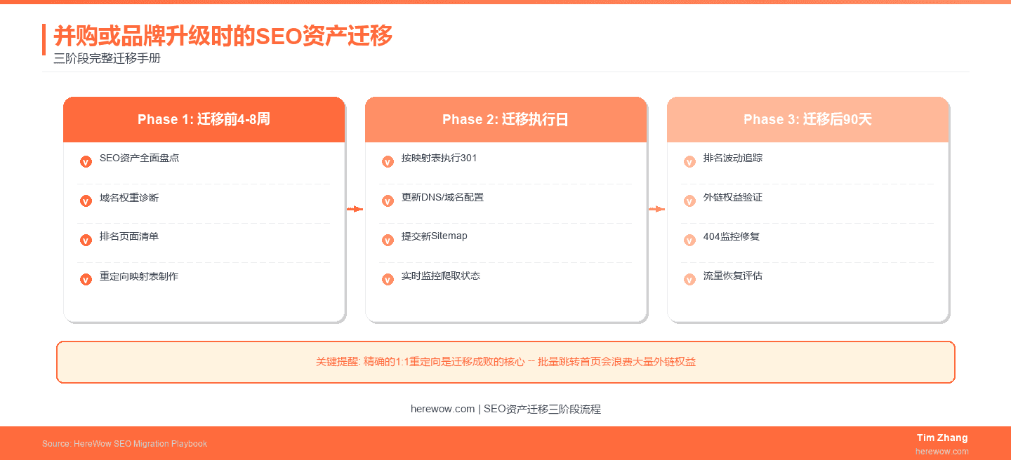 并购或品牌升级时的SEO资产迁移指南